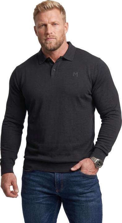Produktbild Men+ Poloshirt, Bauchfit, Basic, Piqué, Langarm (4XL)