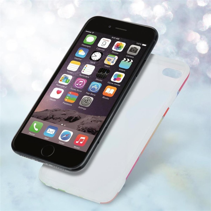 Produktbild Cadorabo IMD TPU Bunter Marmor Cover (Apple iPhone 6 Plus)
