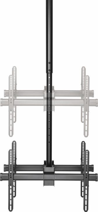 Produktbild StarTech Rücken-an-Rücken dual Deckenhalterung - für 32 bis 70 Zoll Fernseher - Stangenlä (Decke, 75")