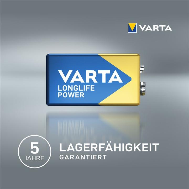 Produktbild Varta Longlife Power (1 Stk., 9V Block, 580 mAh)