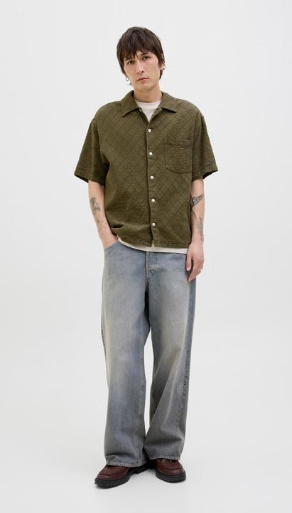 Produktbild Jack & Jones Jortavira Texture Shirt Ss Ln (L)