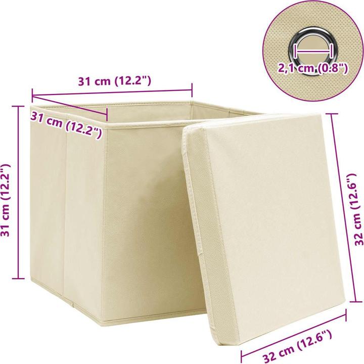 Produktbild vidaXL Aufbewahrungsbox (32 cm, 10x)