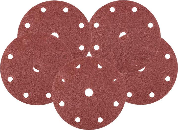 Produktbild Neo Schleifteller 150 mm, P80, 5 Stück, mit 9 Löchern für 04-721 (P80)