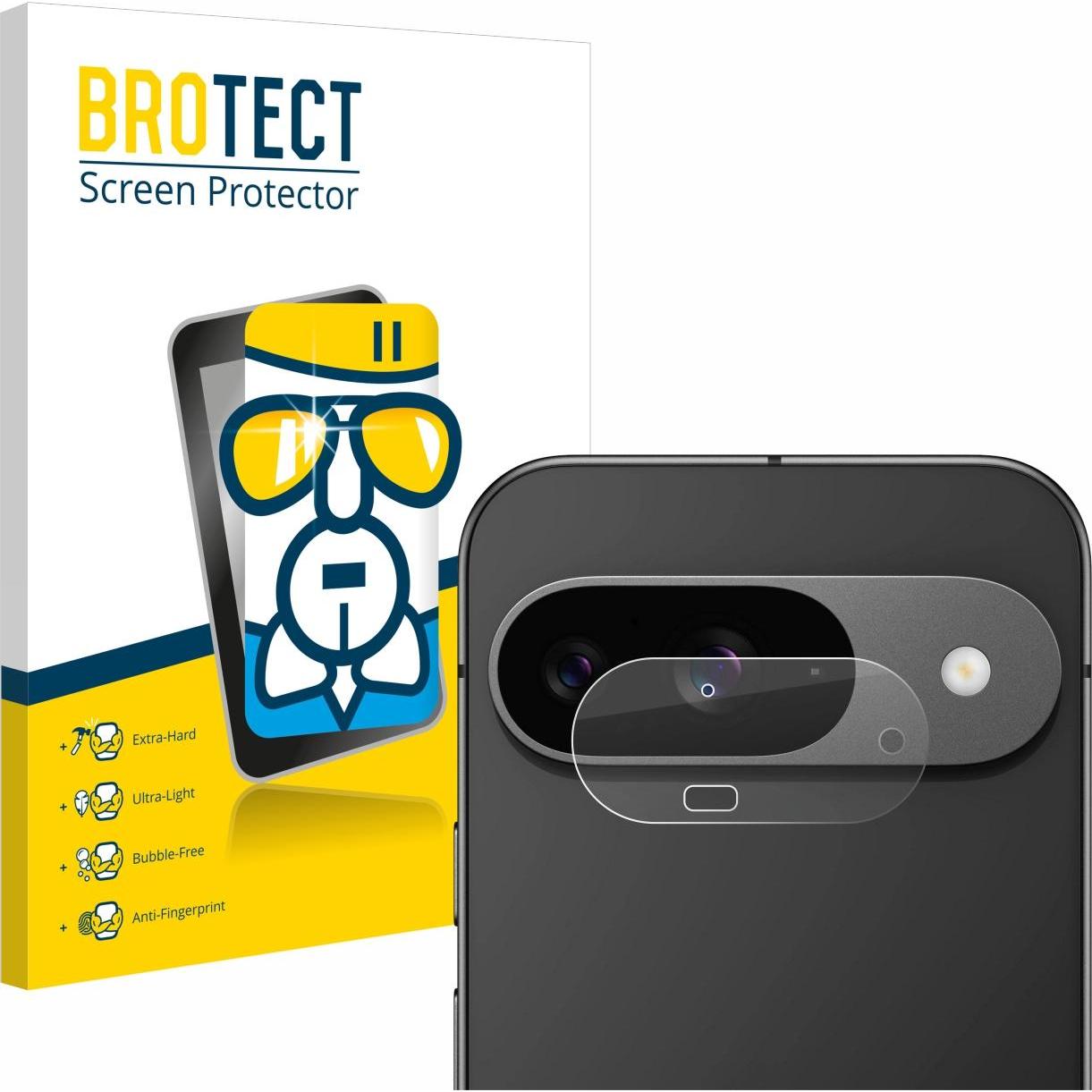 BROTECT Schutzglas Schutzfolie Glas Folie Displayschutz klar (1 Stück, Google Pixel 9), Smartphone Schutzfolie, Transpar...