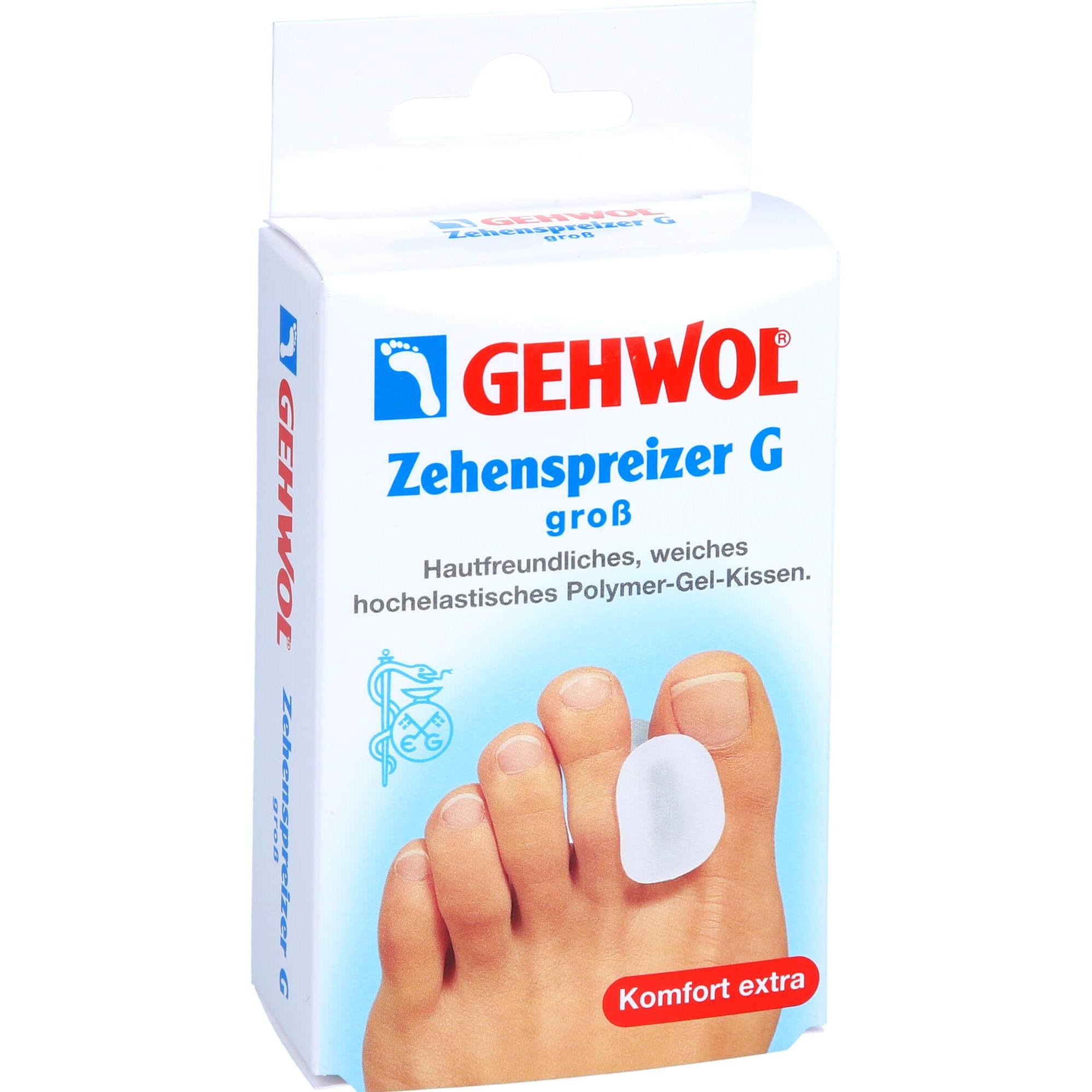 Gehwol, Fusspflegemittel, Zehenspreizer G Verkaufspackung gross 3 Stk (Zehentrenner)