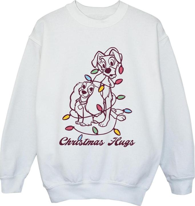 Produktbild Disney Lady And The Trump Christmas Hugs Sweatshirt Jungen (152, 158)