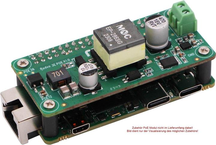 Productafbeelding Allnet Radxa Zero 3E, Header gemonteerd, 4GB DDR4