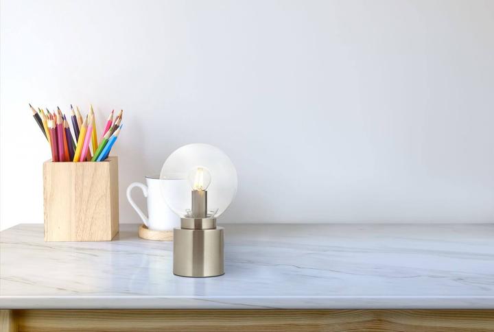 Image du produit Globo Lampe de table Marka nickel mat 1xE14 (E14)