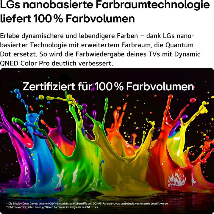Produktbild LG 55QNED83B6A (55", QNED83B, Mini-LED, QNED, 2026)