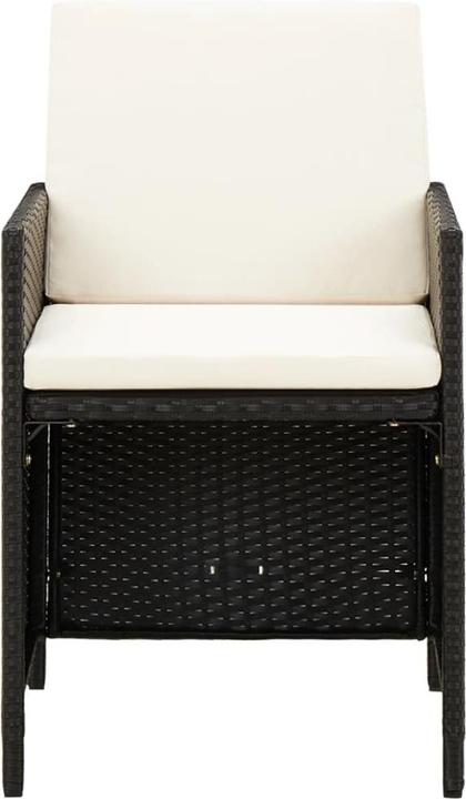 Produktbild vidaXL Gartenstuhl und Hocker