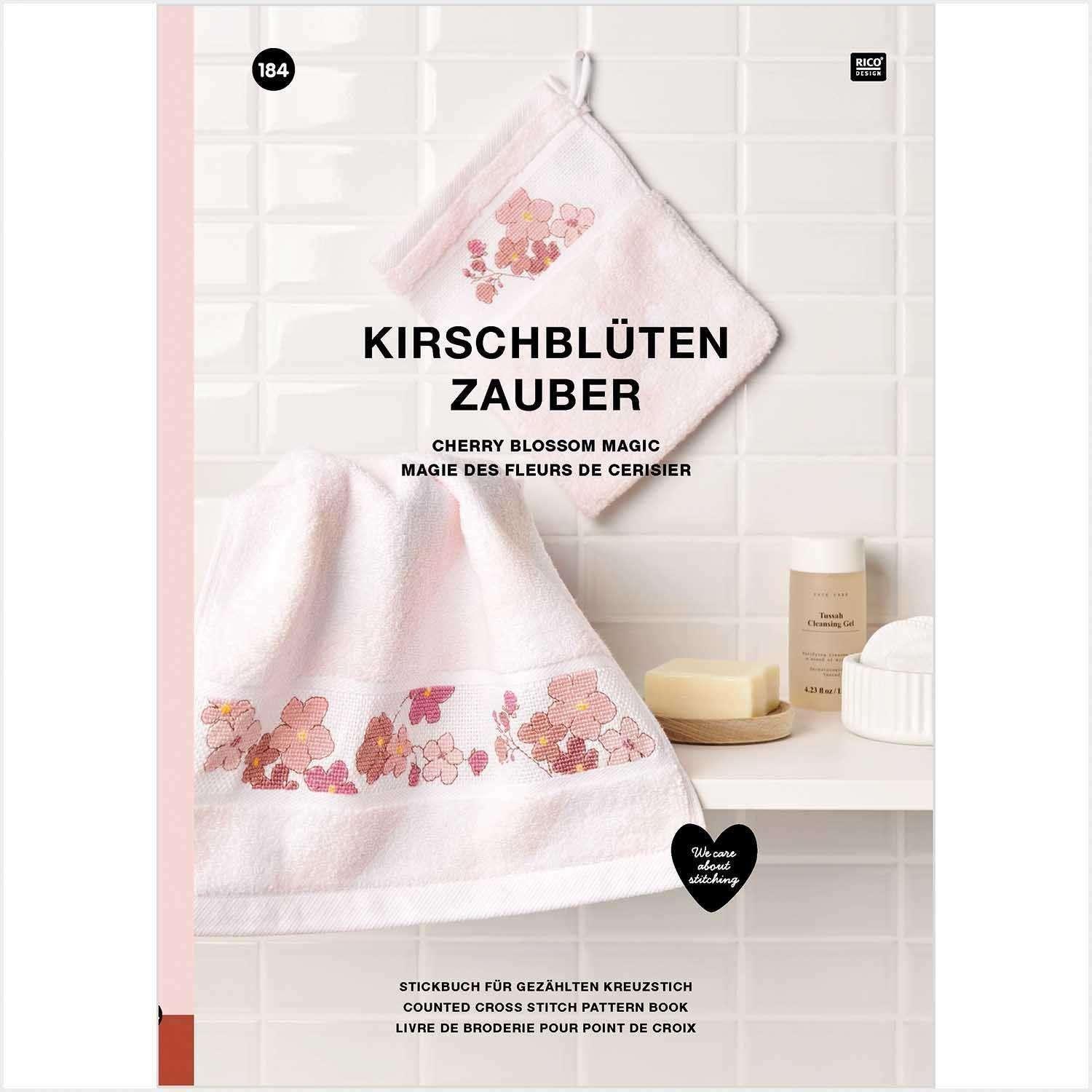 Thumbnail - Stickbuch 184 Kirschblütenzauber, 64 Seiten, gezählter Kreuzstich, Ratgeber von Rico Design GmbH & Co. KG