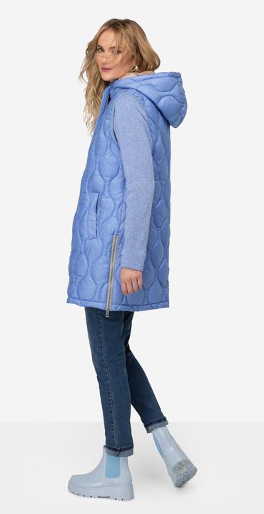 Produktbild Laurasøn Steppweste, wasserabweisend, Longform, Kapuze, 2-Wege-Zipper, Saum-Zipper (M)