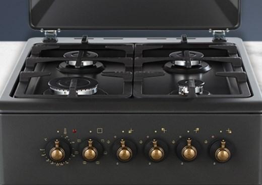 Produktbild MPM MPM-56-KRM-13 Gas-/Elektroherd Schwarz