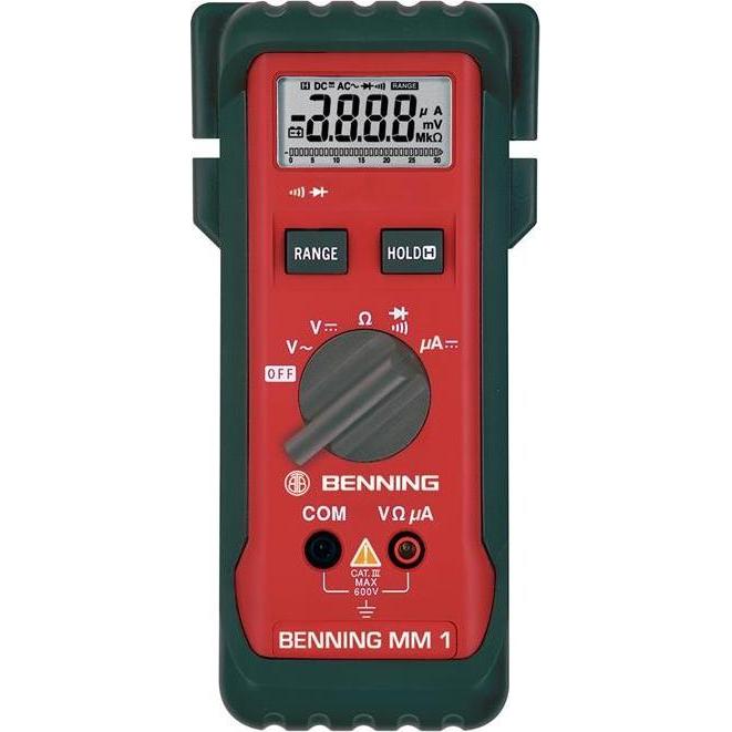 Benning, Multimeter, Hand-Multimeter digital MM 1 K (CAT III 600V)