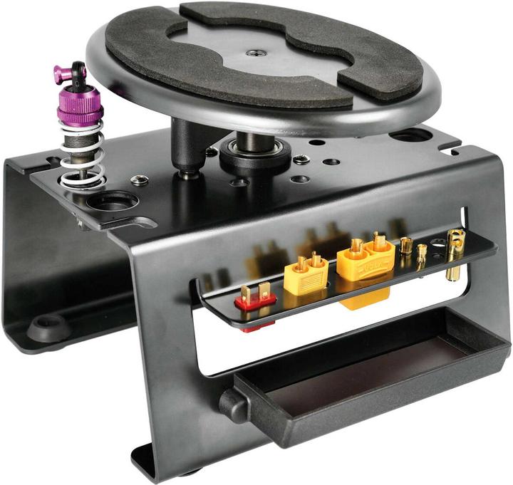 Actual product image Robitronic Car assembly stand 1:8 grey rotatable and fixable