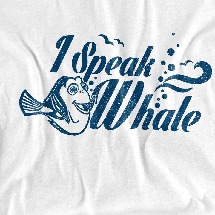Immagine prodotto Finding Nemo I Speak Whale Maglietta Dory Adulto Unisex (XL)