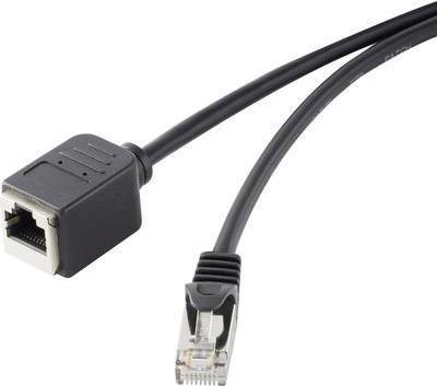 Actual product image Renkforce CAT5e F/UTP network extension cable 0.5 m (F/UTP, CAT5e, 0.50 m)