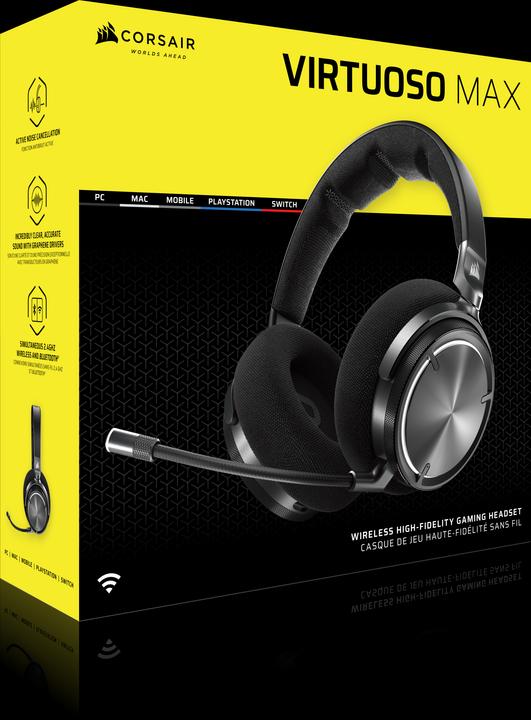 Produktbild Corsair Virtuoso MAX (Kabellos, Kabelgebunden)