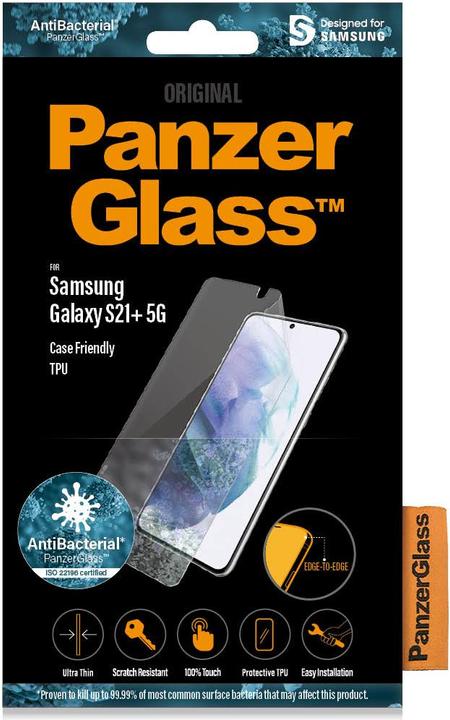 PanzerGlass Case Friendly (1 Stück, Samsung Galaxy S21+ 5G)