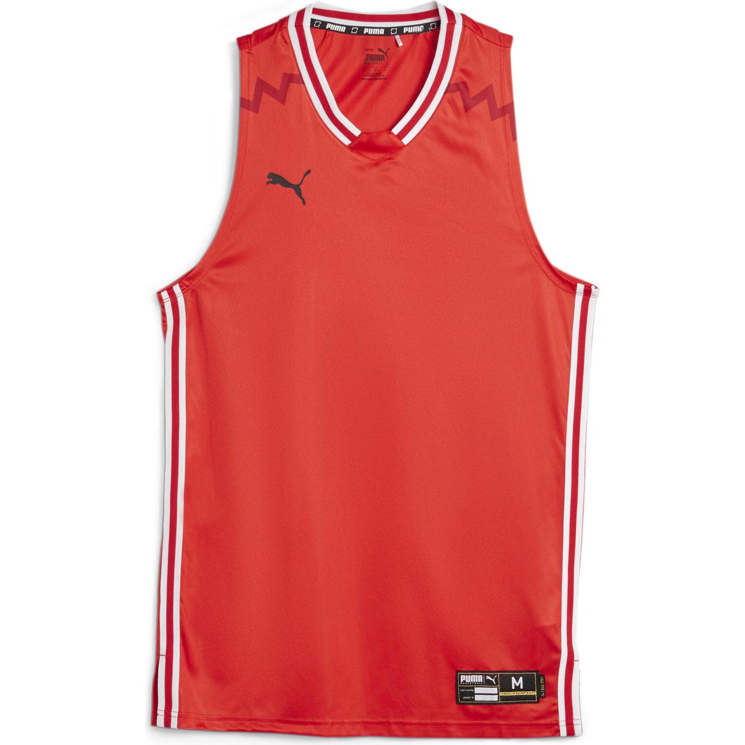 Puma, Herren, Sportshirt, Hoops Team Game Jersey (L), Rot, L