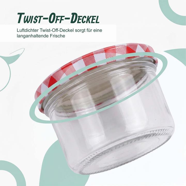 Produktbild Relaxdays Einmachgläser-Set (0.22 l)