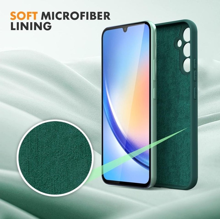 Produktbild Screenguard Samsung Galaxy A34 5G Liquid Silicone Case Hülle (Samsung Galaxy A34 5G)