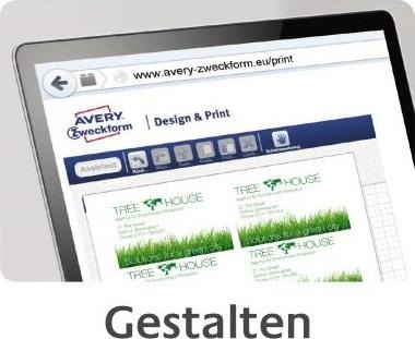 Actual product image Avery Premium Business Cards (260 g/m², 200 x, A4)