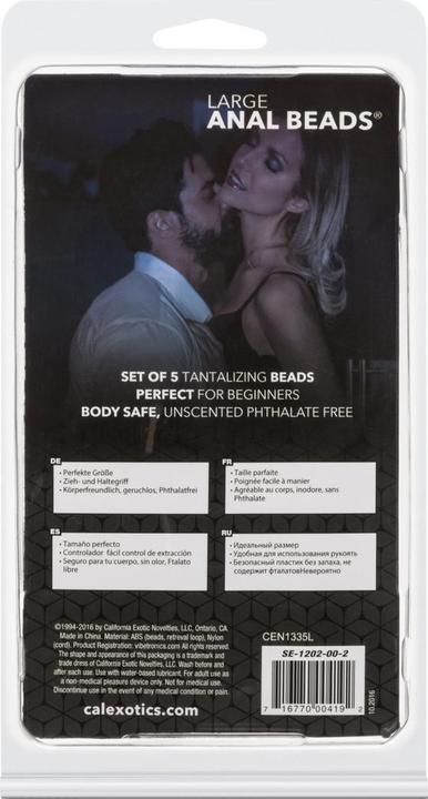 Produktbild CalExotics Large Anal Beads