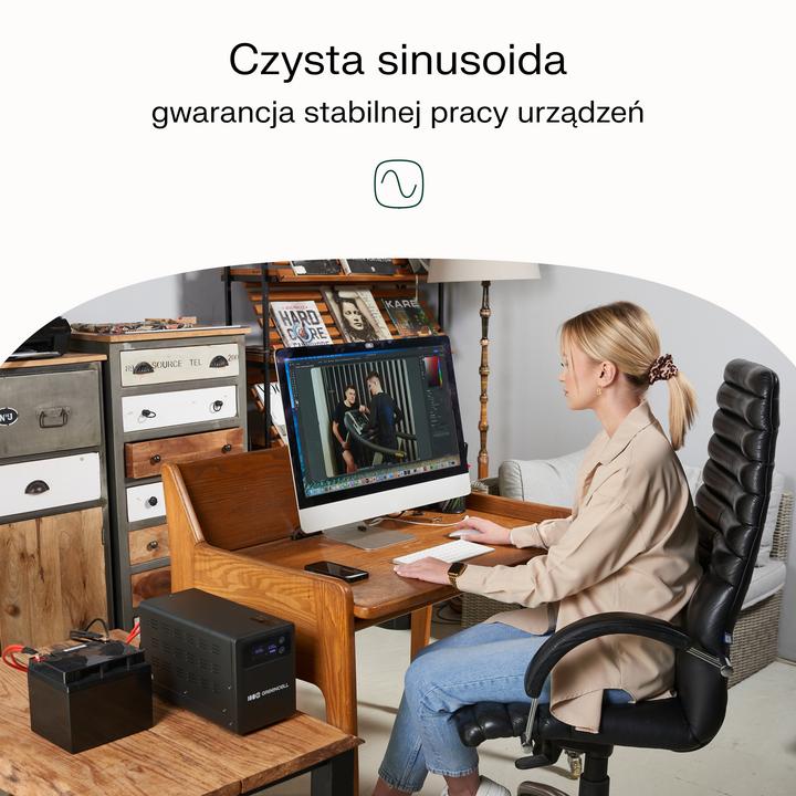 Produktbild GreenCell UPSLPPC500 (800 VA, 500 W, Line-Interaktiv USV)