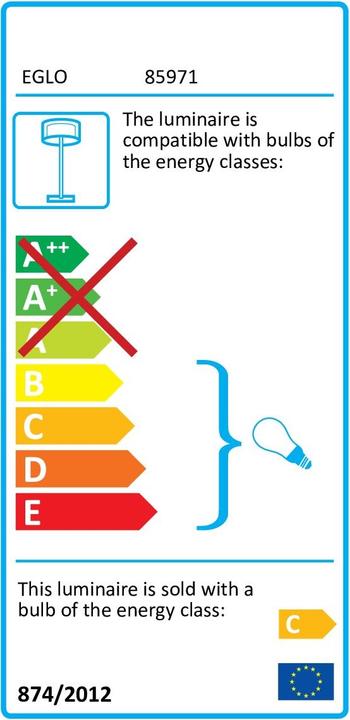 Etichetta energetica EGLO Baya (5050 lm, R7)