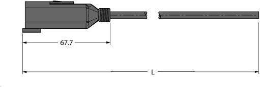 Actual product image Turck Deutsch Valve connector DT04 Connecting cable DT04-6PG-A-10/TXL