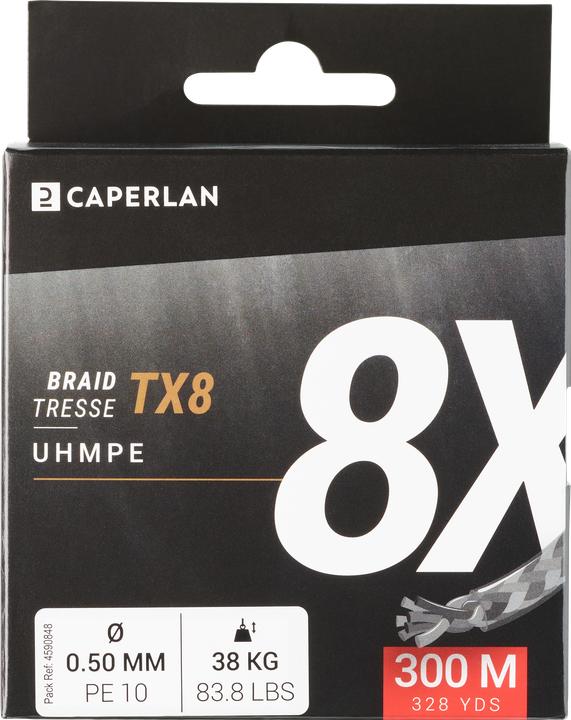 Produktbild Caperlan Geflochtene Schnur Polyäthylen 300 m (0.50 mm)