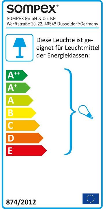 Energy Label Villeroy & Boch Toulouse (E27)