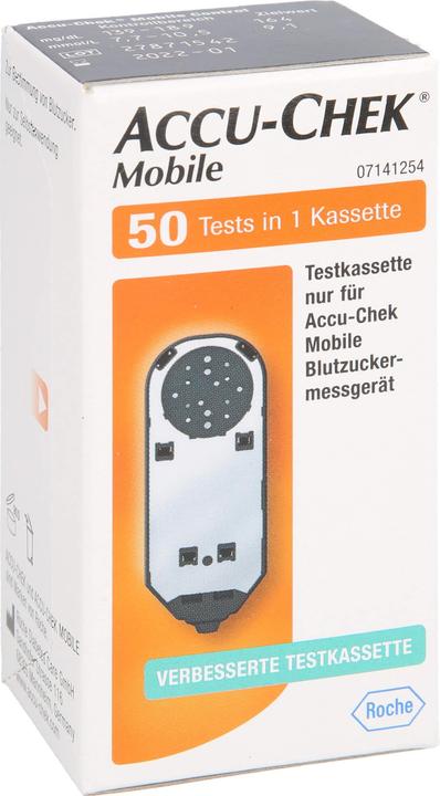 Actual product image Roche ACCU-CHEK Mobile test cassette and tests, 50 test strips