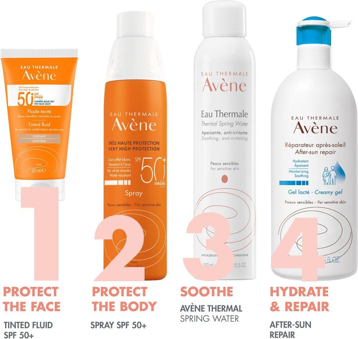 Actual product image Avène Tinted sun fluid (Suntan cream, SPF 50, 50 ml, 70 g)