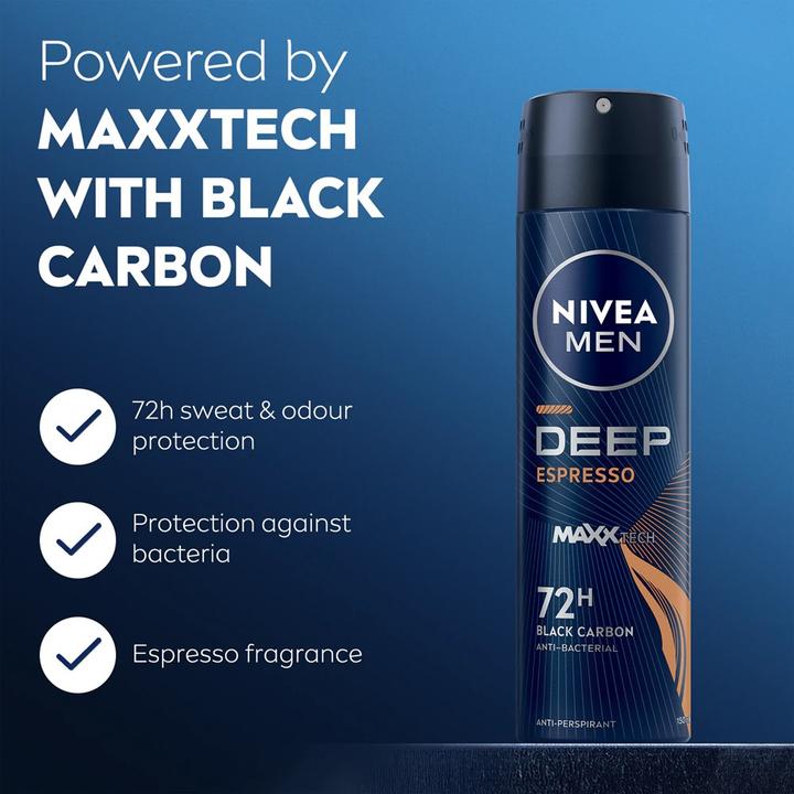 Produktbild NIVEA MEN Men Deep Espresso (Spray, 150 ml)