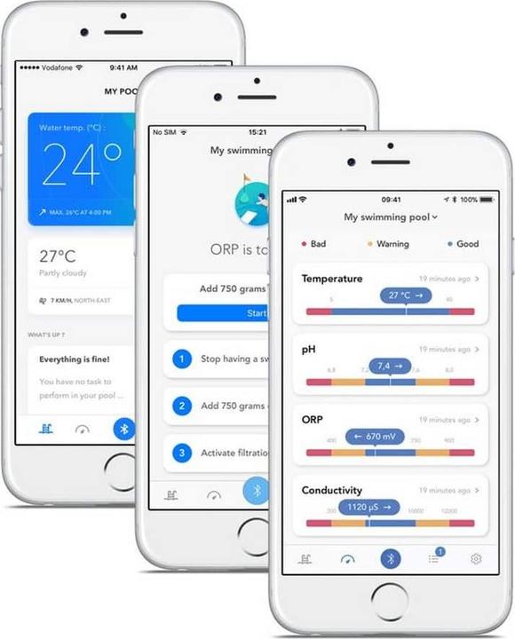 Actual product image Blueriiot Blue Connect PLUS Connected water tester