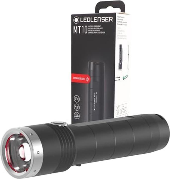 Immagine prodotto Ledlenser MT10 con 1 batteria ricaricabile CR18650 (12.80 cm, 1000 lm)