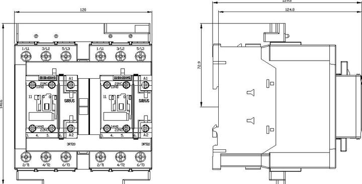 Produktbild Siemens S2 Reverse Combo 18.5kW/400V 110/120V 3P