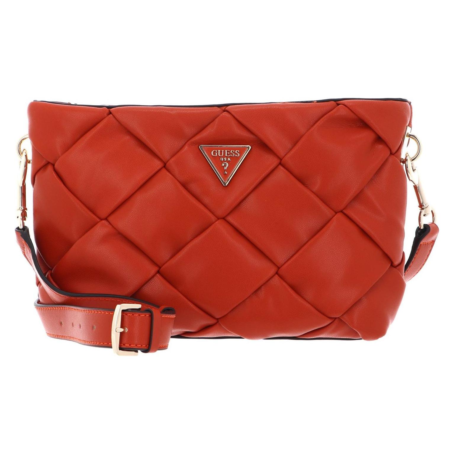 Guess, Damen, Handtasche, Zaina Top Zip Crossbody Bag, Orange