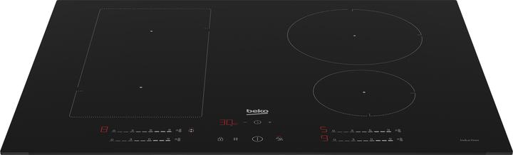 Actual product image Beko HII74700UF, Zwart, Ingebouwd, 70 cm, Inductiekookplaat zones, Glas, 4 zone(s) (70 cm, Induction hob)