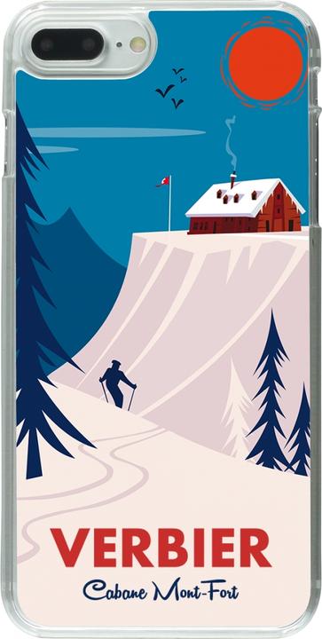 Produktbild PhoneLook Hülle transparent Verbier Cabane Mont-Fort (Apple iPhone 7 Plus)