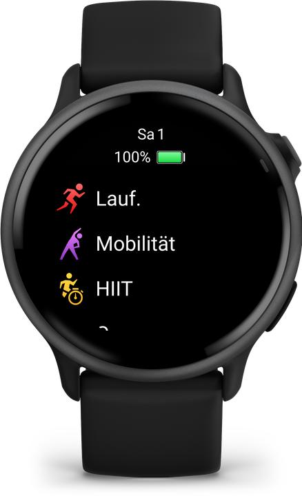 Image du produit Garmin vivoactive 6, GPS, Black/Slate, WW (42 mm)