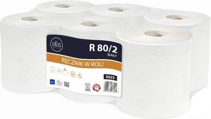 Lamix Ellis Paper Towel - White, 2-Ply, 80m, 6 Pieces