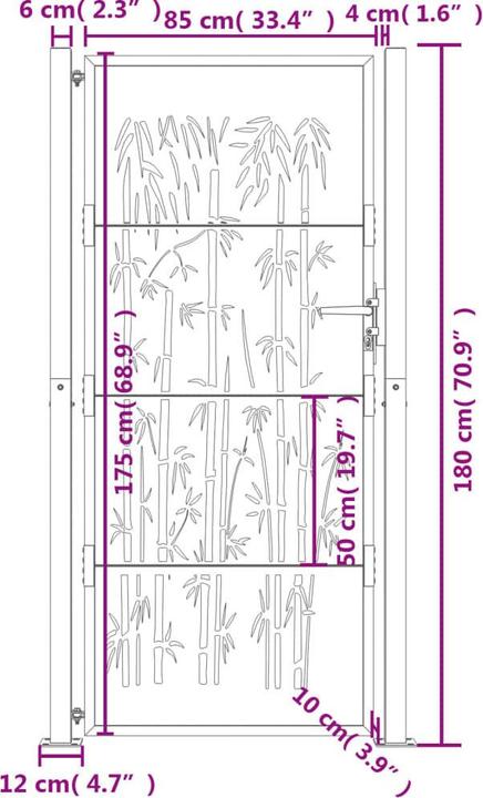 Produktbild vidaXL Gartentor