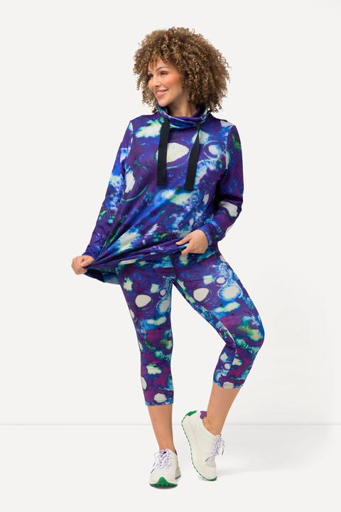 Image du produit Ulla Popken Legging technique avec poche zippée. Longueur 3/4 et taille haute. Matière recyclée. (58, 60)