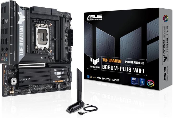 Productafbeelding ASUS TUF GAMING B860M-PLUS WIFI (LGA 1851, Intel B860, mATX)