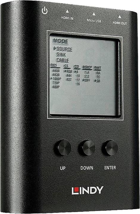 Actual product image Lindy HDMI 2.0 Signal Analyzer and Generator