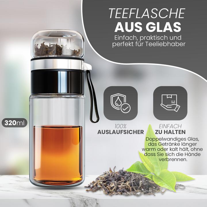 Produktbild Gewürzladen Näfels Drehbare Teeflasche (0.32 l)