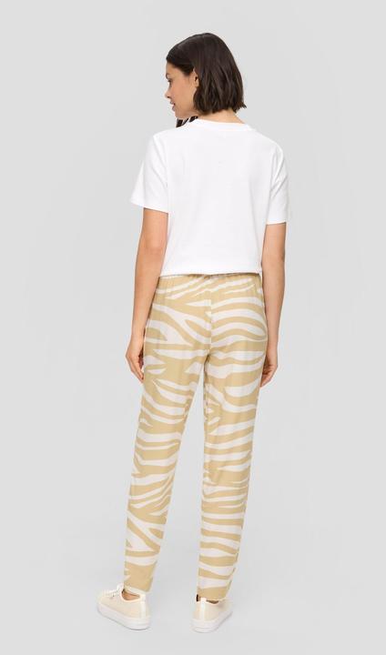 Produktbild S.Oliver Hose Hose aus reiner Viskose mit Artwork-Print (38)